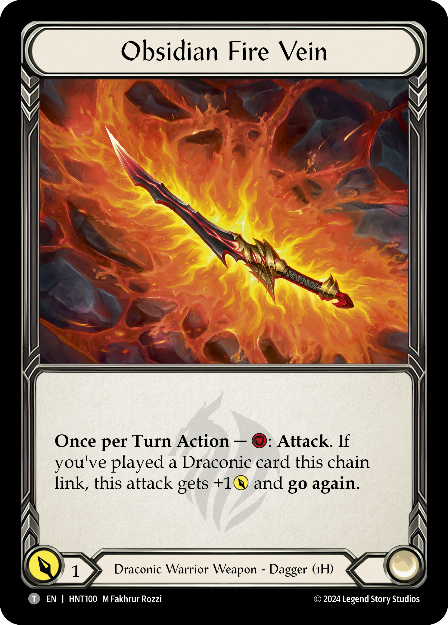 Obsidian Fire Vein // Kunai of Retribution