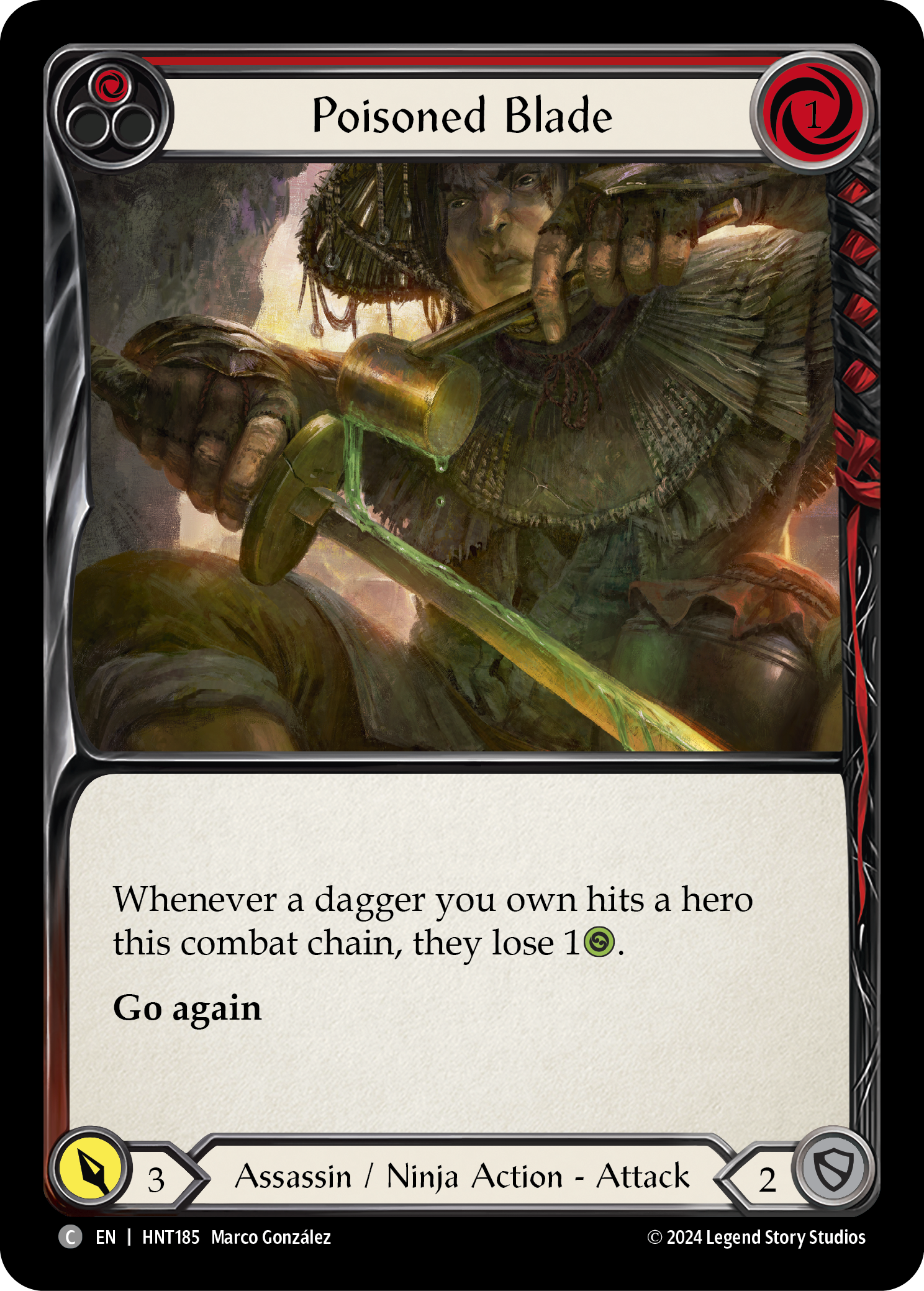 Poisoned Blade - Red