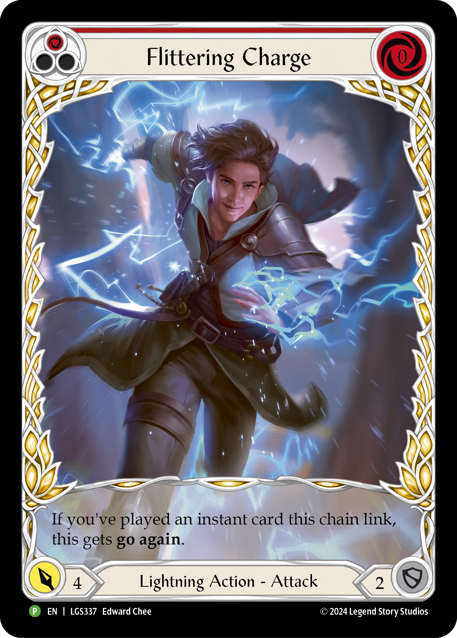 Flittering Charge - Red