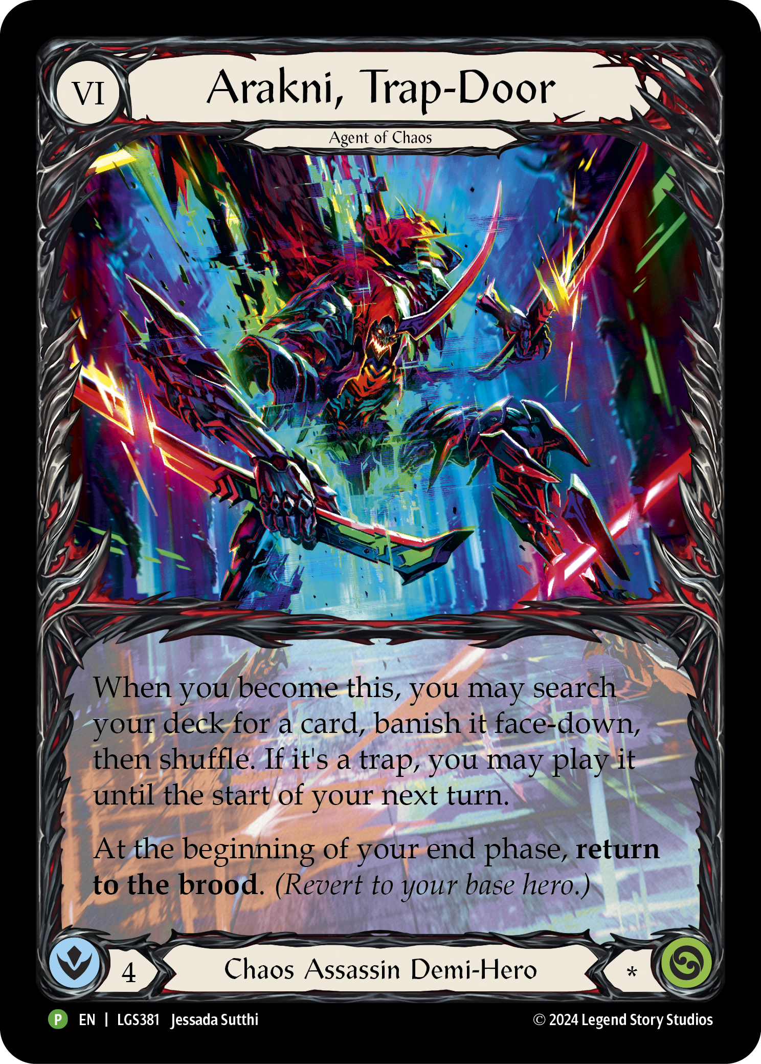 Arakni, Trap-door