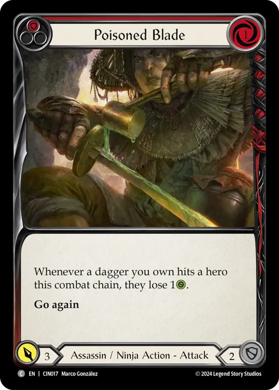 Poisoned Blade - Red
