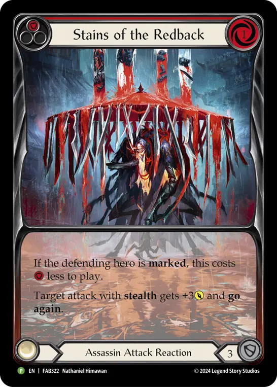Stains of the Redback - Red
