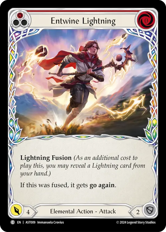 Entwine Lightning - Red