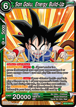 Son goku, Energy Build-Up