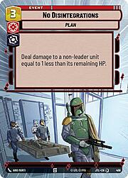 No Disintegrations