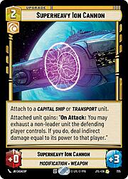 Superheavy Ion Cannon