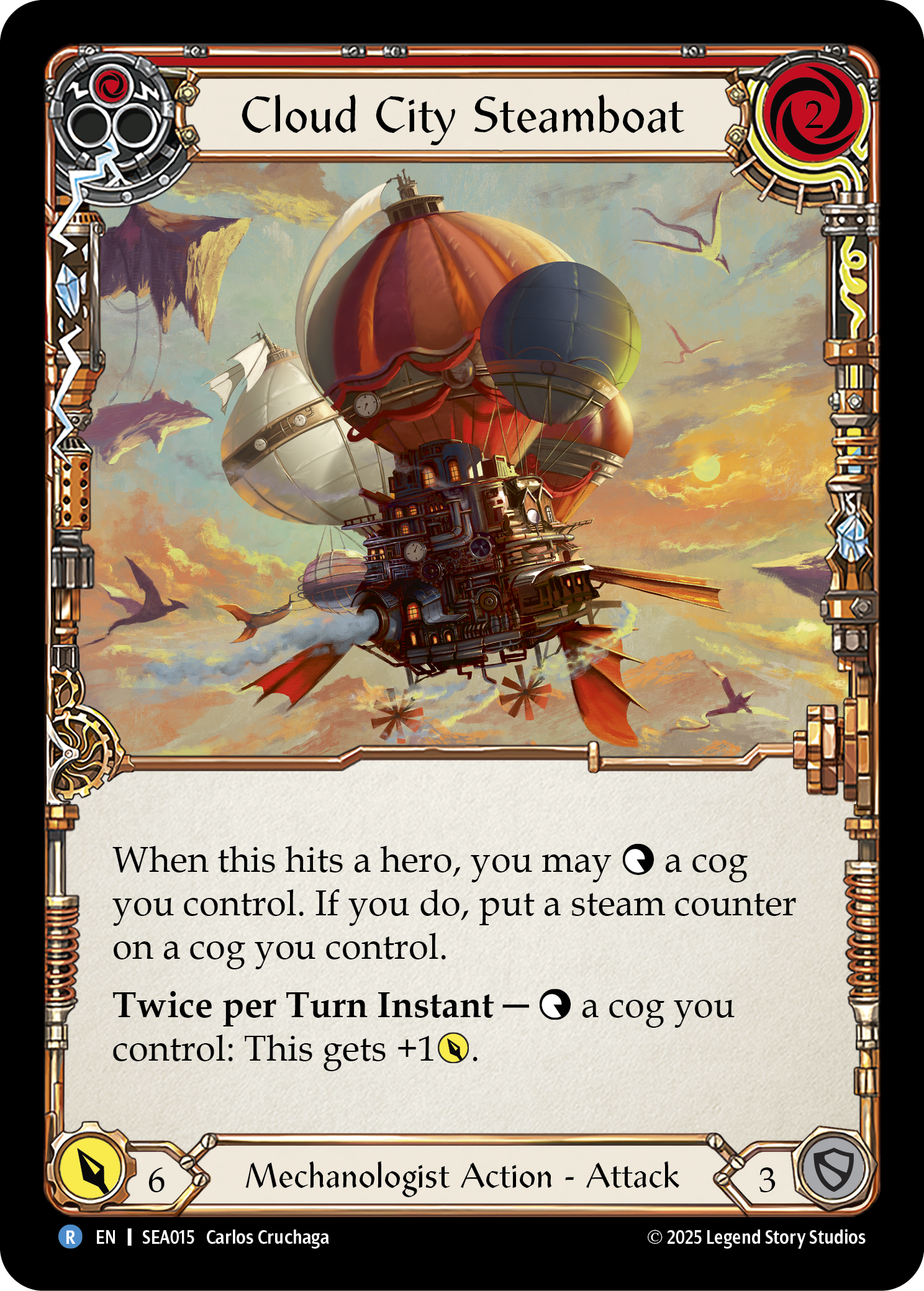 Cloud City Steamboat - Red