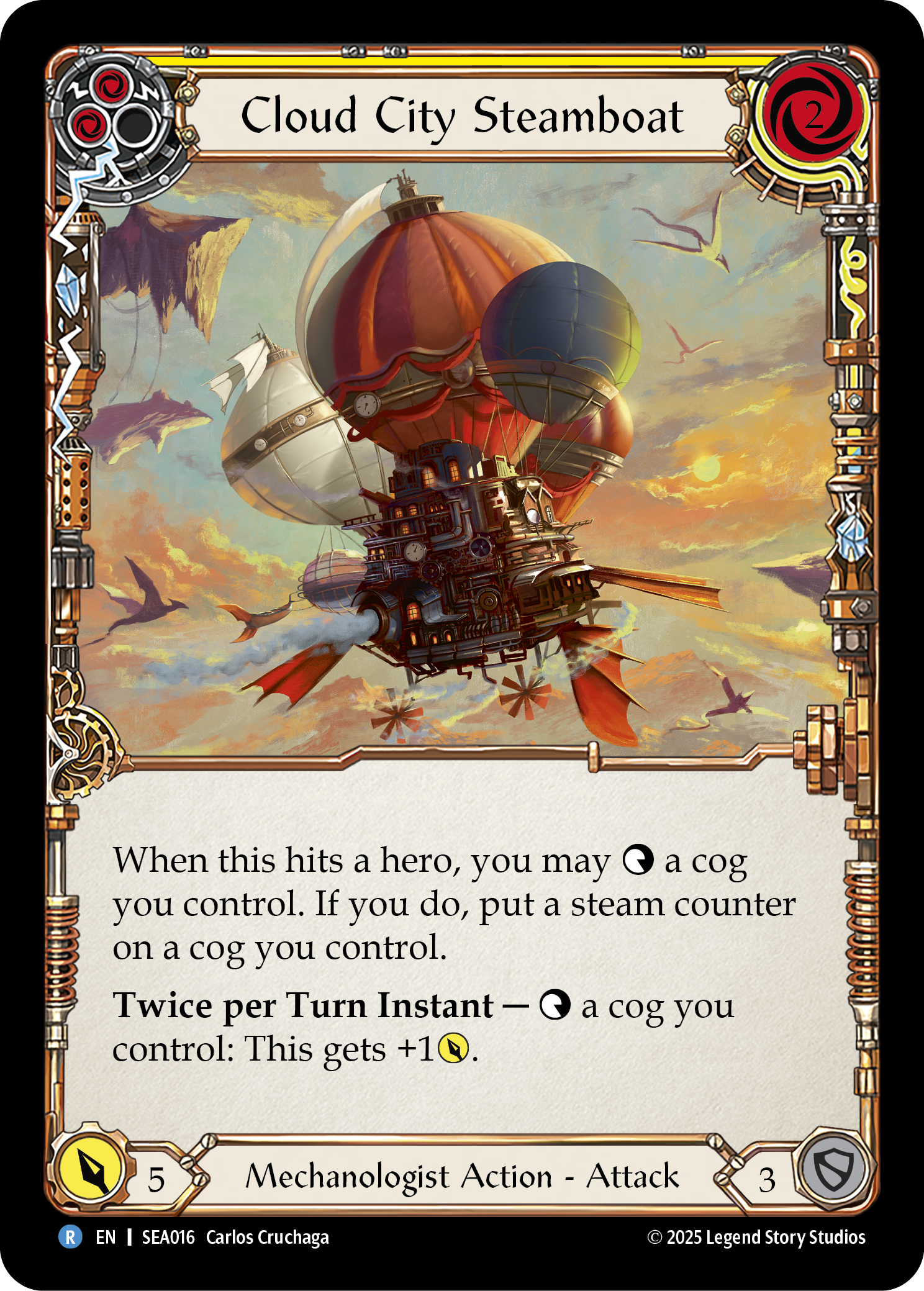 Cloud City Steamboat - Yellow