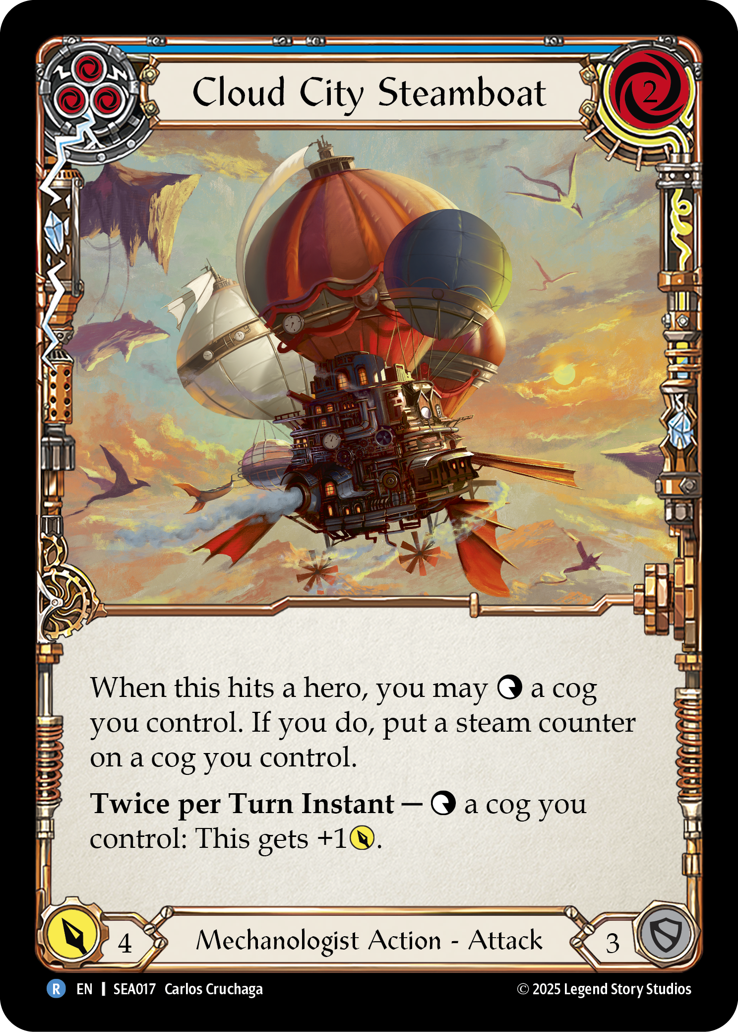 Cloud City Steamboat - Blue