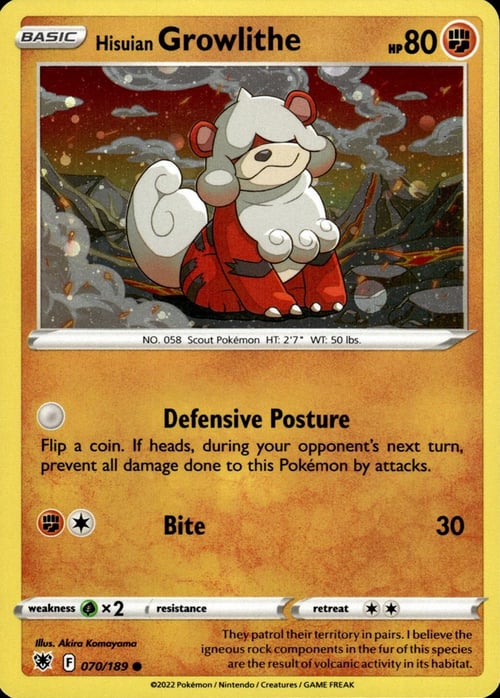 Hisuian Growlithe