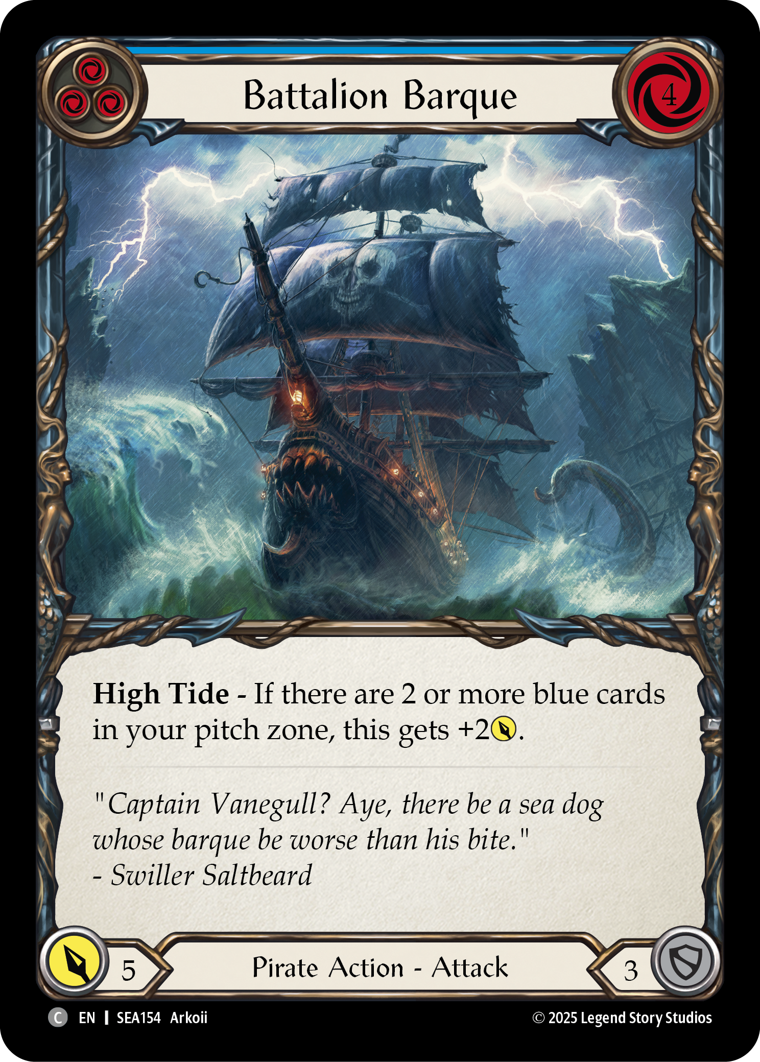Battalion Barque - Blue