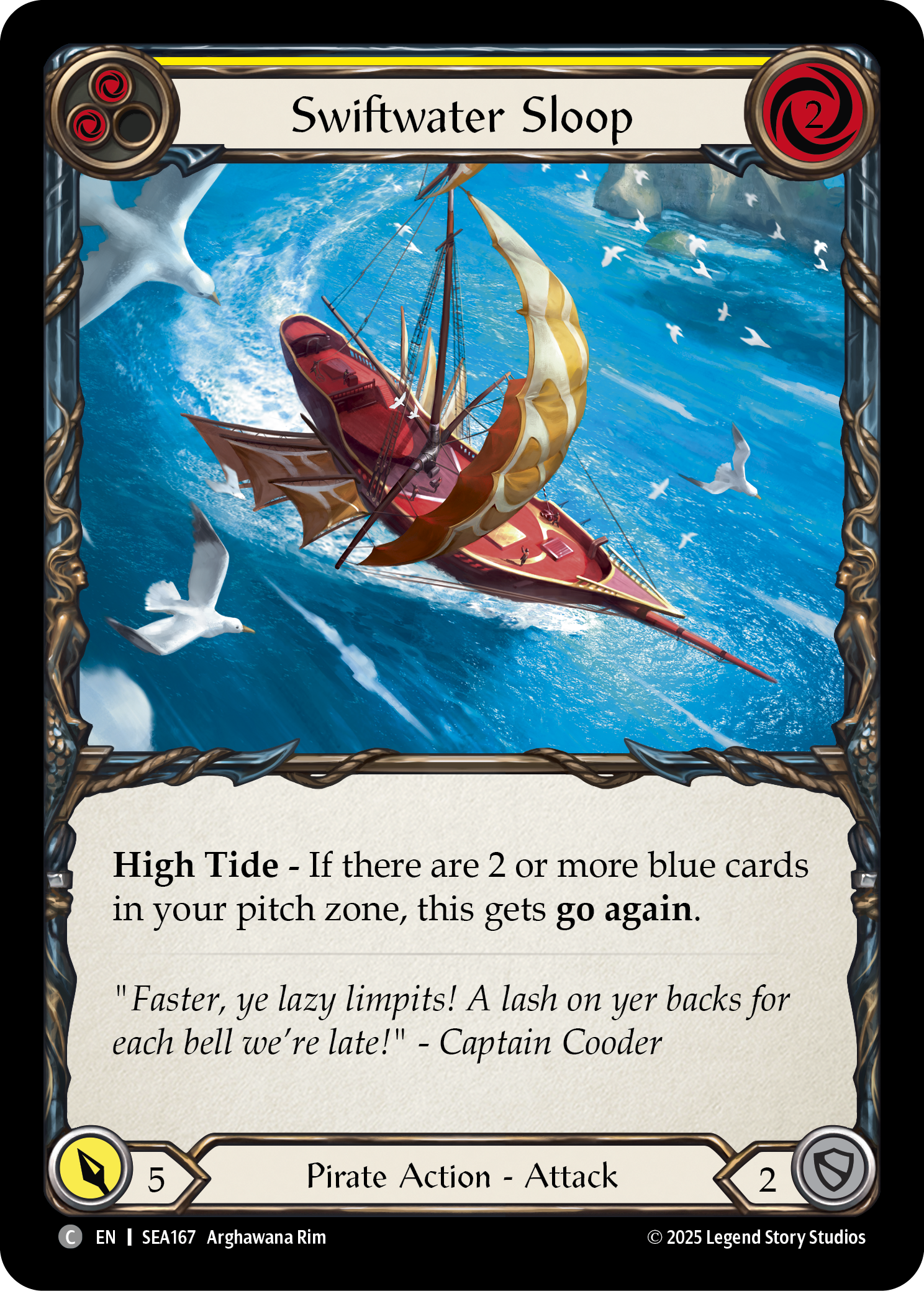 Swiftwater Sloop - Yellow