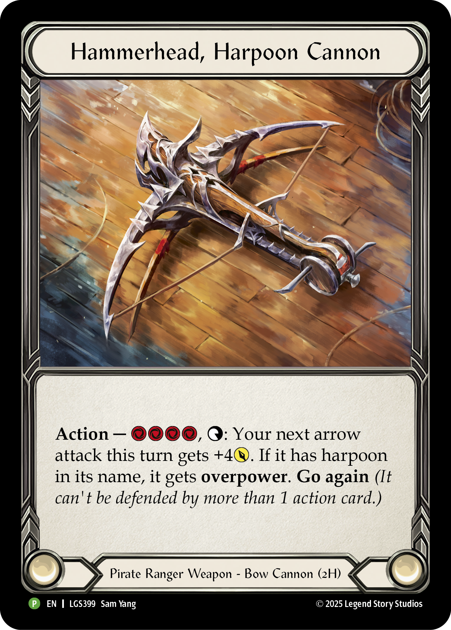Hammerhead, Harpoon Cannon