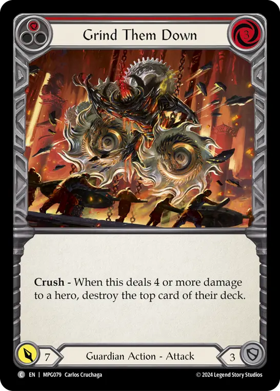 Grind Them Down - Red