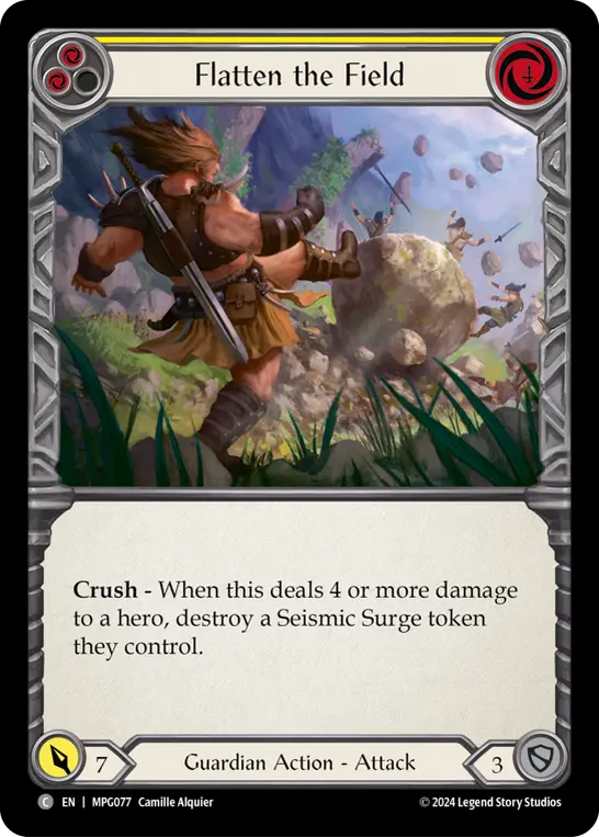 Flatten the Field - Yellow