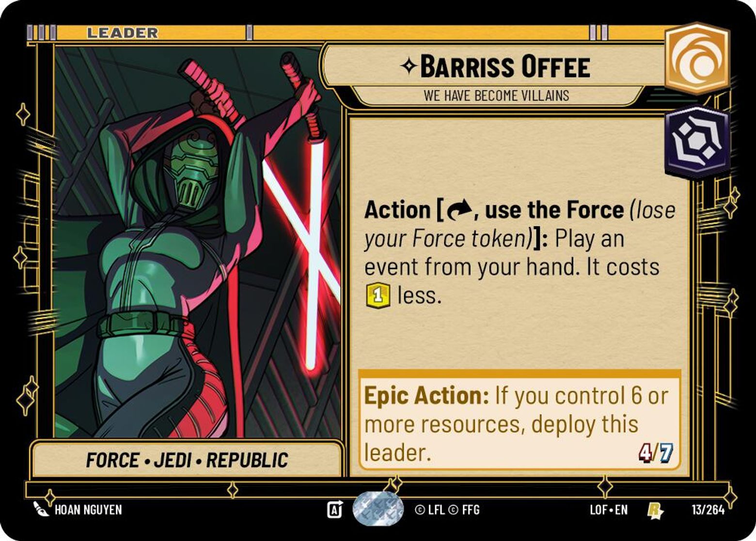 Barriss Offee - We Have Become Villains