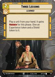 Three Lessons