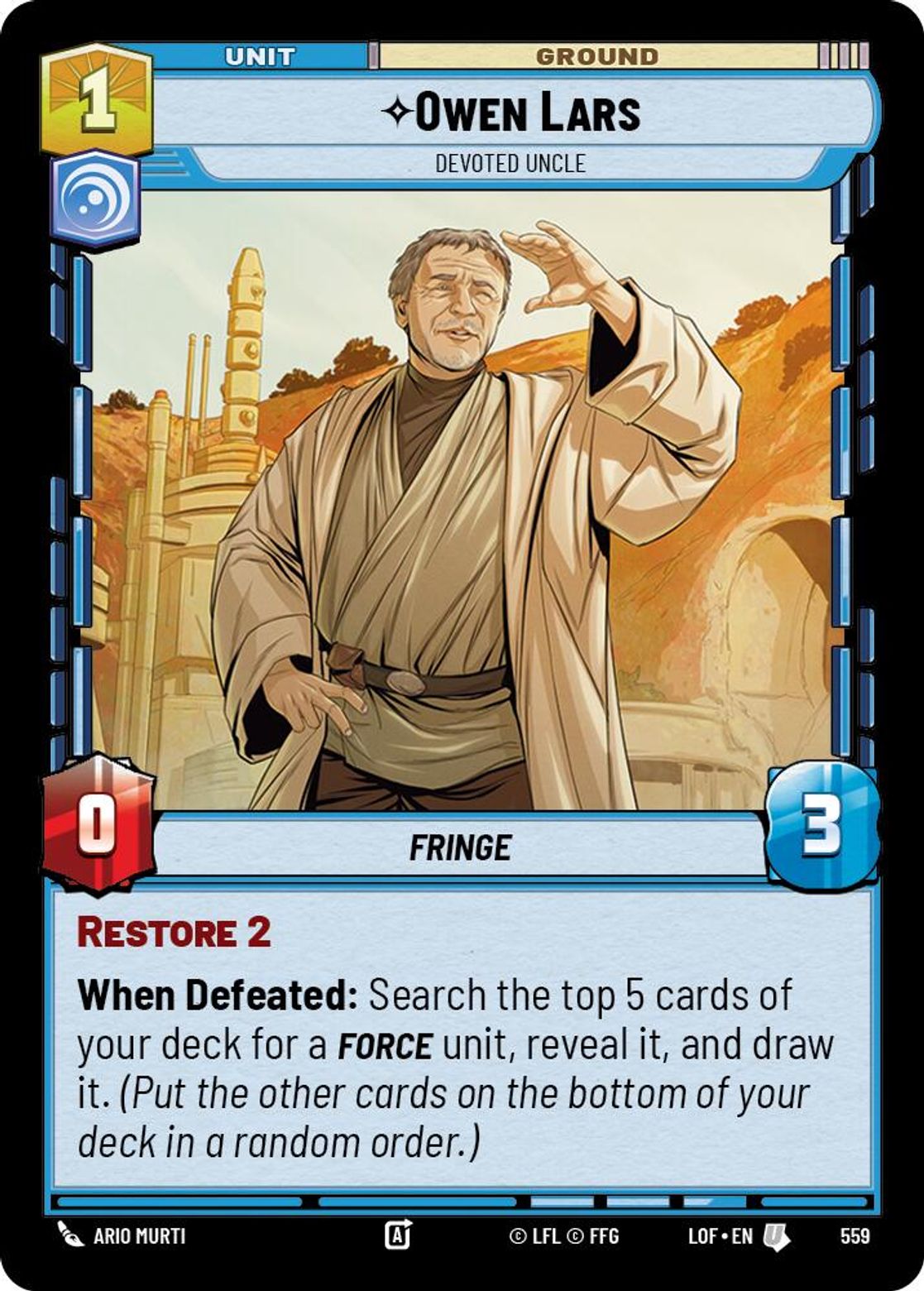 Owen Lars - Devoted Uncle