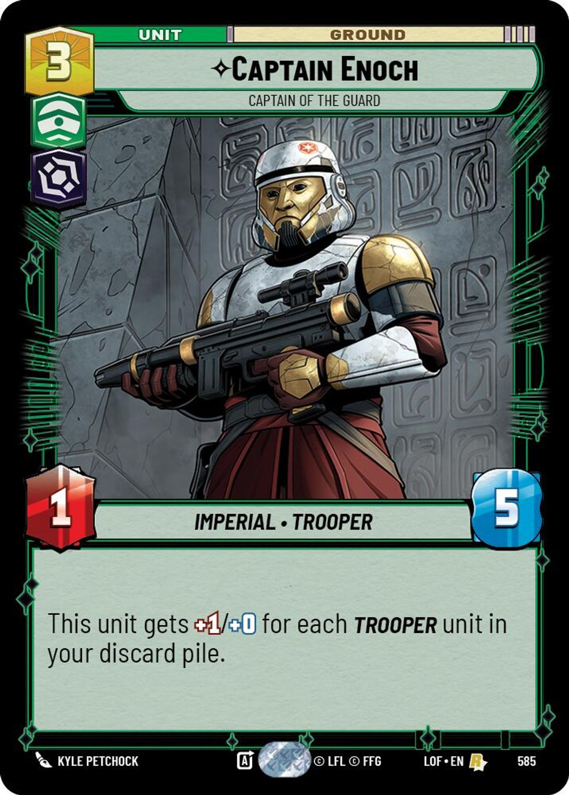 Captain Enoch - Captain of the Guard