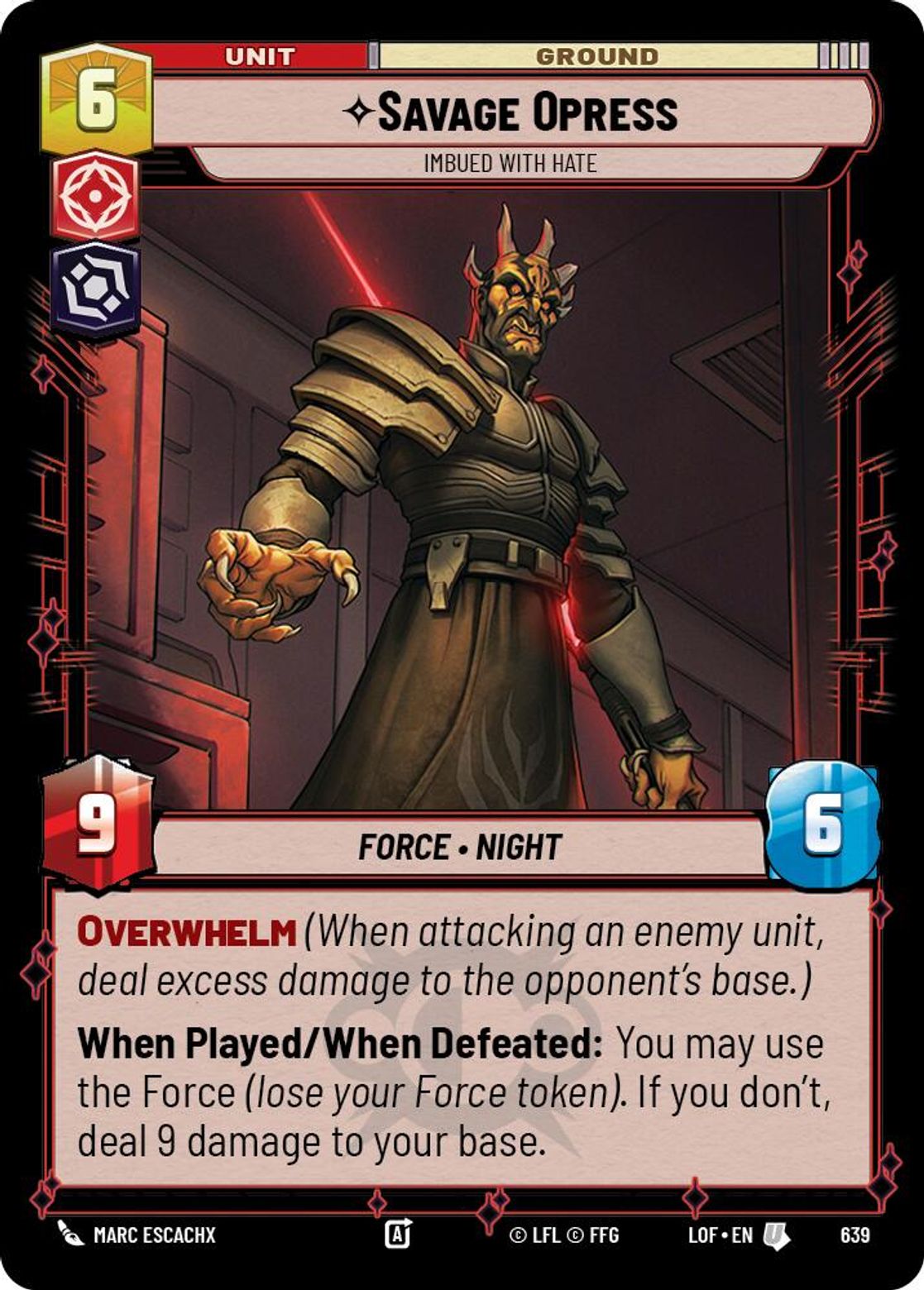 Savage Opress - Imbued With Hate