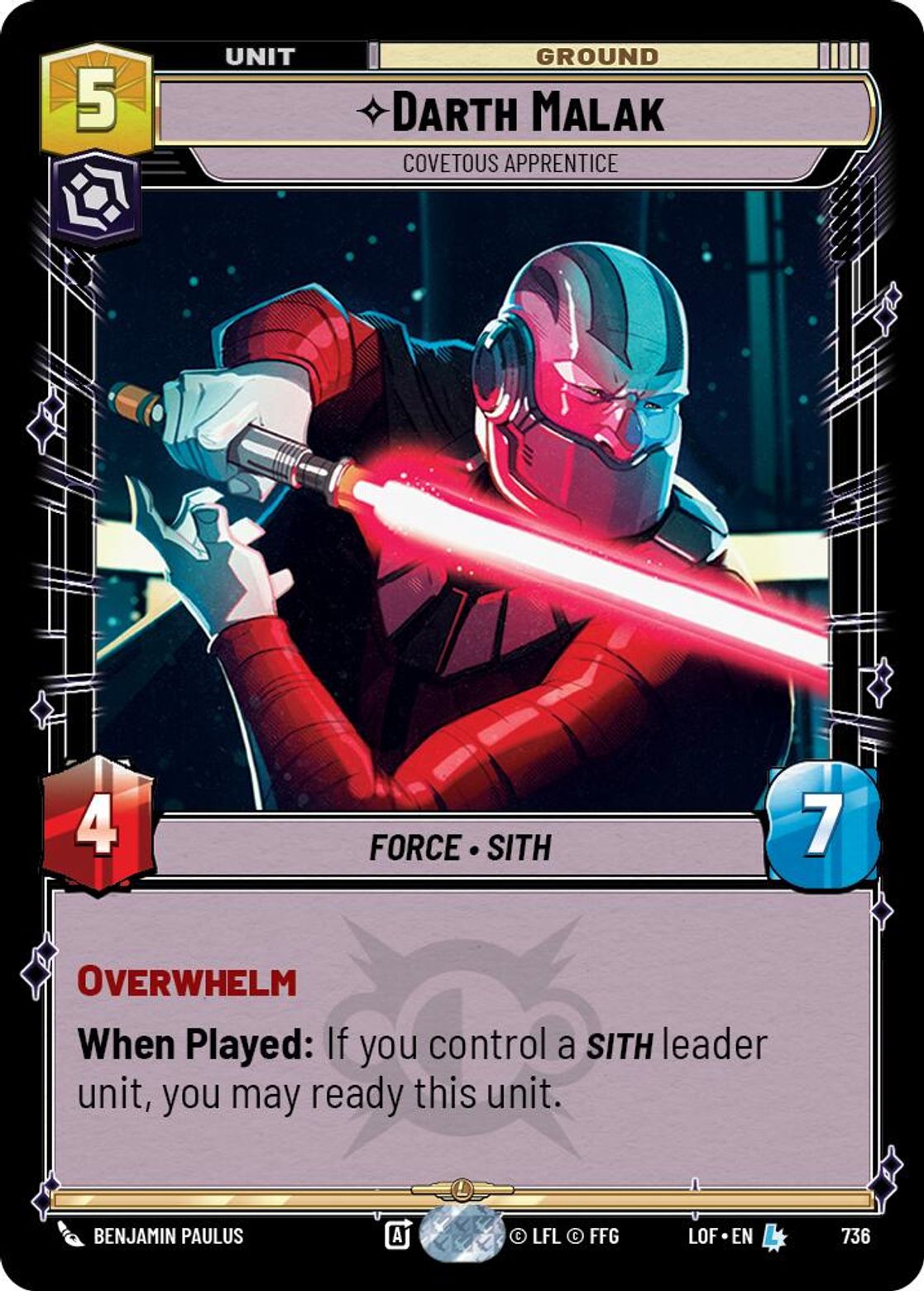 Darth Malak - Covetous Apprentice