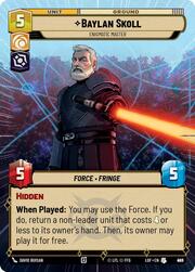 Baylan Skoll - Enigmatic Master