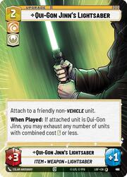 Qui-Gon Jinns Lightsaber