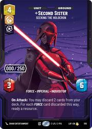 Second Sister - Seeking the Holocron