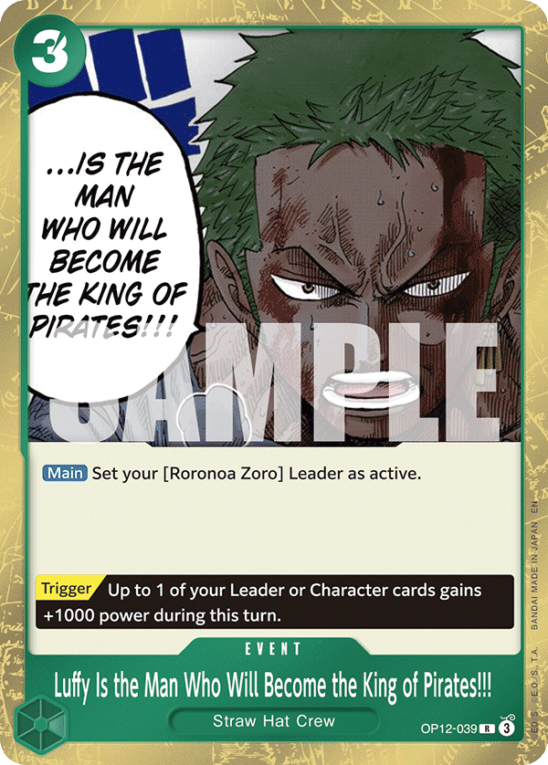 Luffy Is the Man Who Will Become the King of Pirates!!!