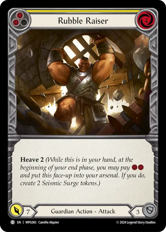 Rubble Raiser - Yellow