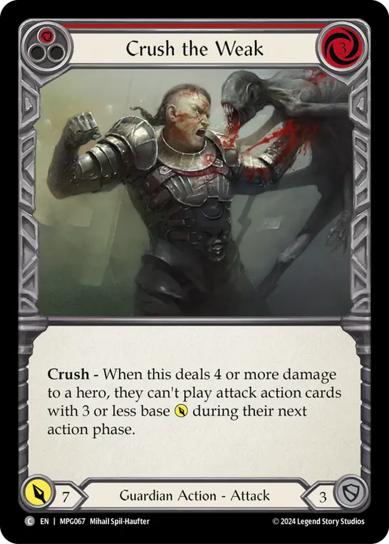 Crush the Weak - Red