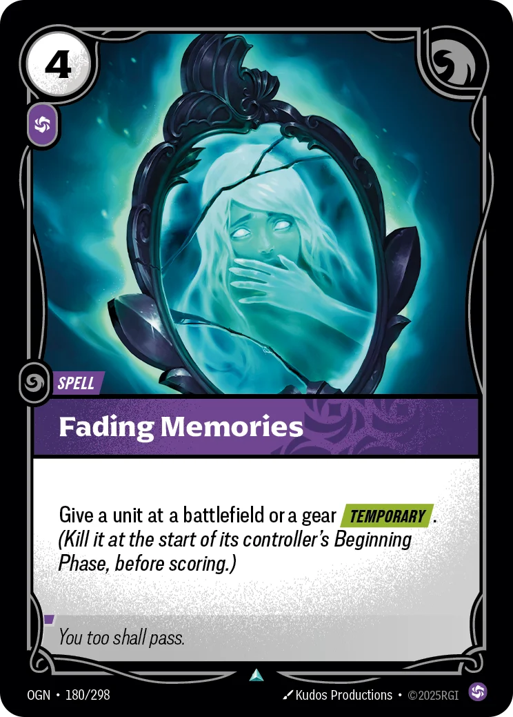 Fading Memories