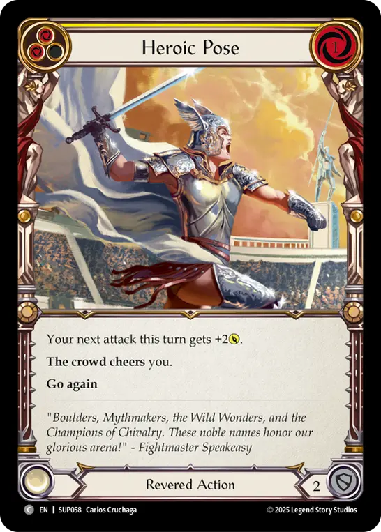 Heroic Pose - Yellow
