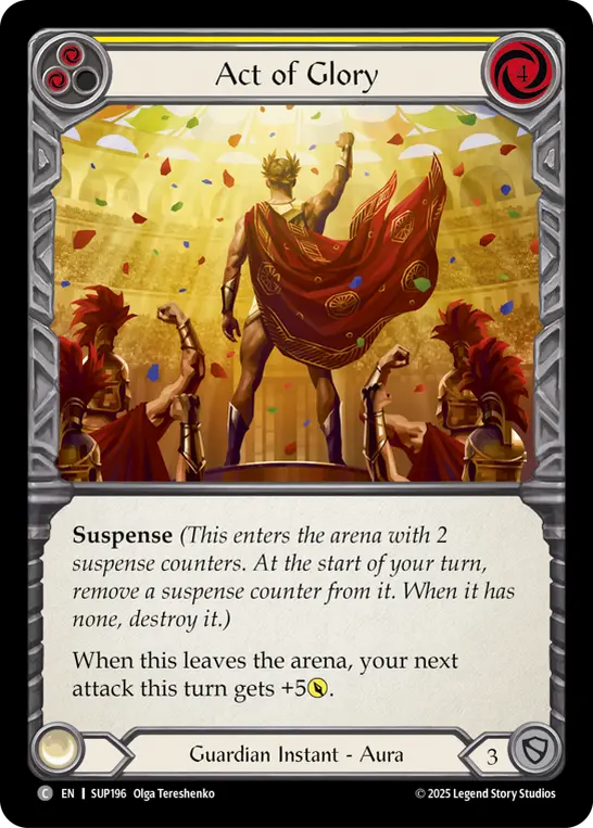 Act of Glory - Yellow