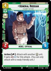 General Rieekan - Stalwart Tactician