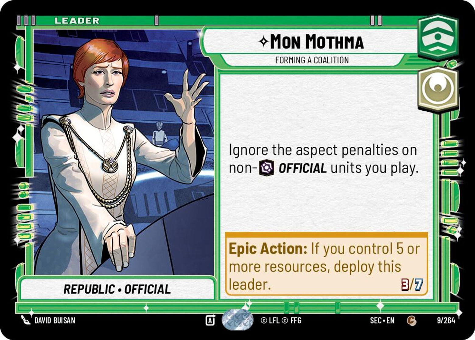 Mon Mothma – Forming a Coalition
