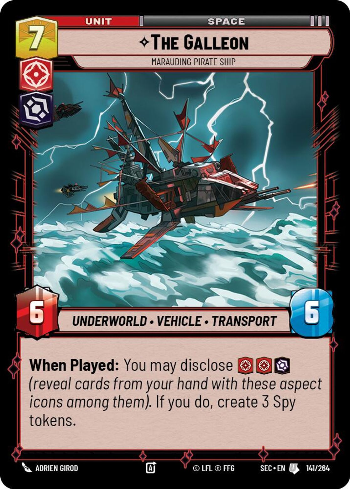 The Galleon - Marauding Pirate Ship