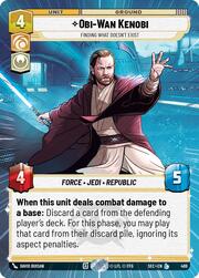 Obi-Wan Kenobi - Finding What Doesnt Exist