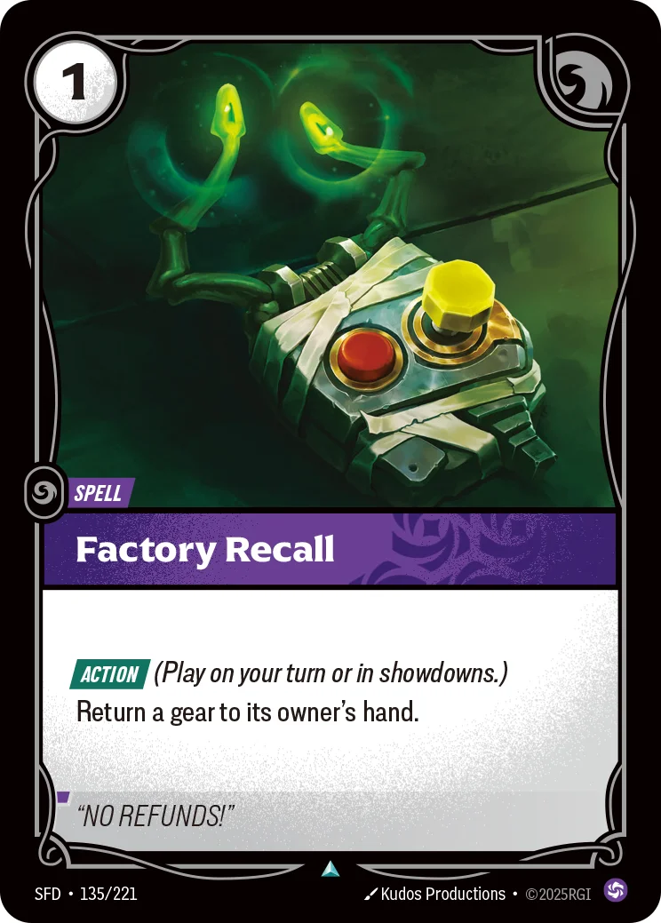Factory Recall