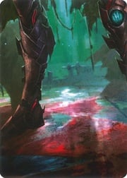 "Uzuri, Switchblade" Macro Puzzle Card