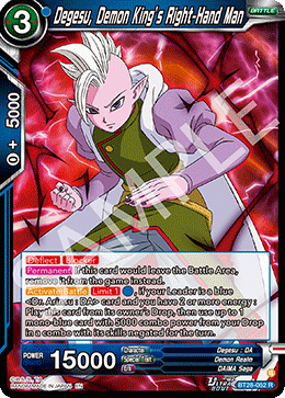Degesu, Demon Kings Right-Hand Man