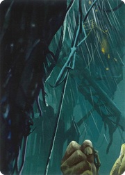 "Riptide, Lurker of the Deep" Macro Puzzle Card