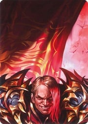"Lyath Goldmane, Vile Savant" Macro Puzzle Card