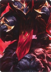 "Lyath Goldmane, Vile Savant" Macro Puzzle Card