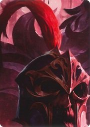 "Lyath Goldmane, Vile Savant" Macro Puzzle Card