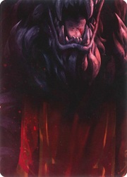 "Lyath Goldmane, Vile Savant" Macro Puzzle Card