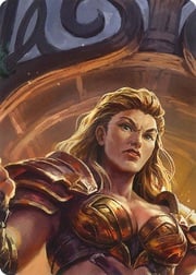 "Valda, Seismic Impact" Macro Puzzle Card