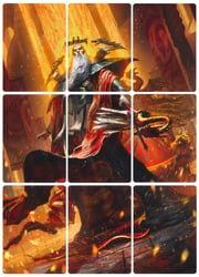 "Taipanis, Dracai of Judgement" Macro Puzzle Card Set