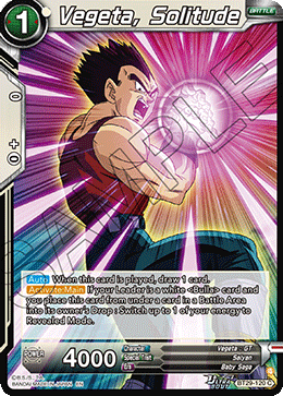 Vegeta, Solitude