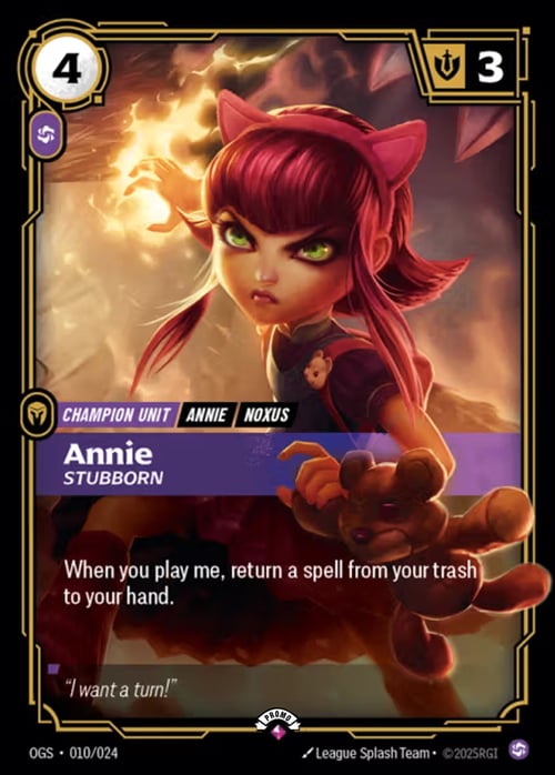Annie - Stubborn